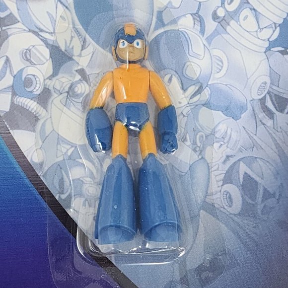 2004 MegaMan Jazwares Mini Action Figure Capcom Napalm Bomb Megaman 3 inch - Picture 2 of 8